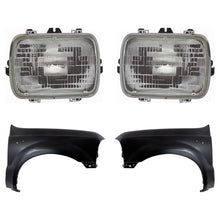 Load image into Gallery viewer, 1999-2007 Ford F-250 Super Duty, F-350 Super Duty &amp; F-450 Super Duty Fenders - Halogen, Front, Left &amp; Right (F81Z16005AA)