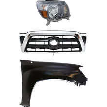 Load image into Gallery viewer, 2005-2008 Toyota Tacoma Grille - Right, Chrome, CAPA Certified (5310004360)