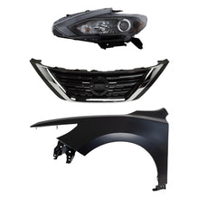 Load image into Gallery viewer, 2016-2018 Nissan Altima Headlight - Halogen, Driver Side, Assembly (260609HS4A)