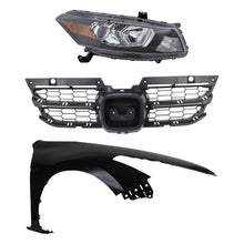 Load image into Gallery viewer, 2011-2012 Honda Accord Headlight - Halogen, Passenger Side, Assembly (33100TE0A01)