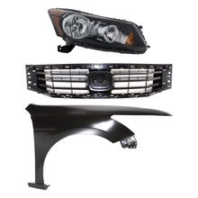 Load image into Gallery viewer, 2008-2010 Honda Accord Grille - Halogen, Right, CAPA Certified (33100TA0A01)