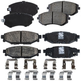 Front & Rear Brake Pads Set for Subaru Outback Forester 2009-2010