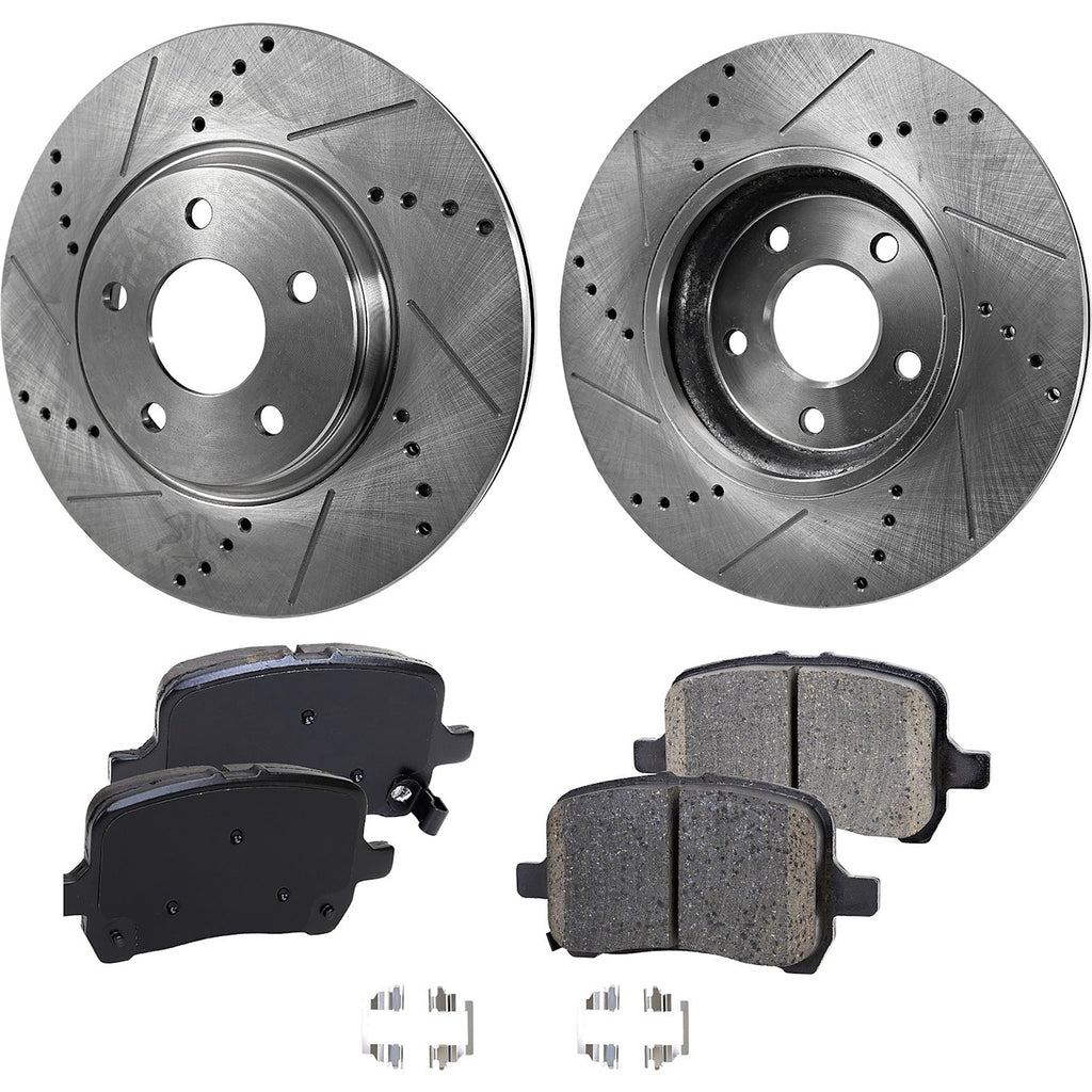 2004-2010 GM Brake Rotors - Front, Left & Right (55093)