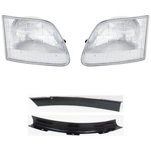 Load image into Gallery viewer, 1998-2004 Ford Bumper Trims - Halogen, Left &amp; Right, Assembly (3L3Z13008CA)