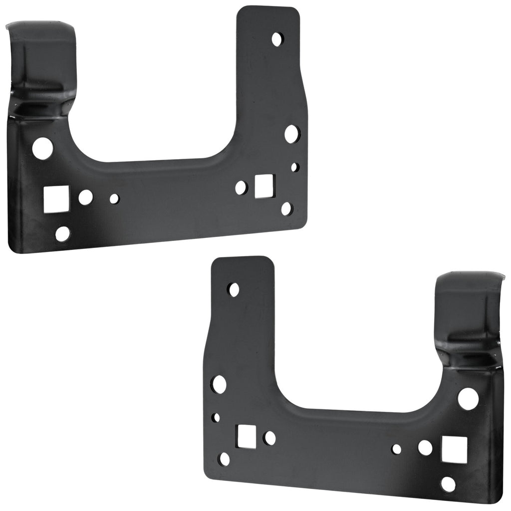 2019-2020 Ford F-150 Bumper Brackets - Rear, Left & Right, Black (KL3Z17787A)