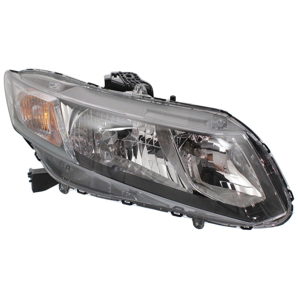 2013-2015 Honda Civic Bumper Trims - Halogen, Left & Right, w/ Bulbs (33100TR0A51)