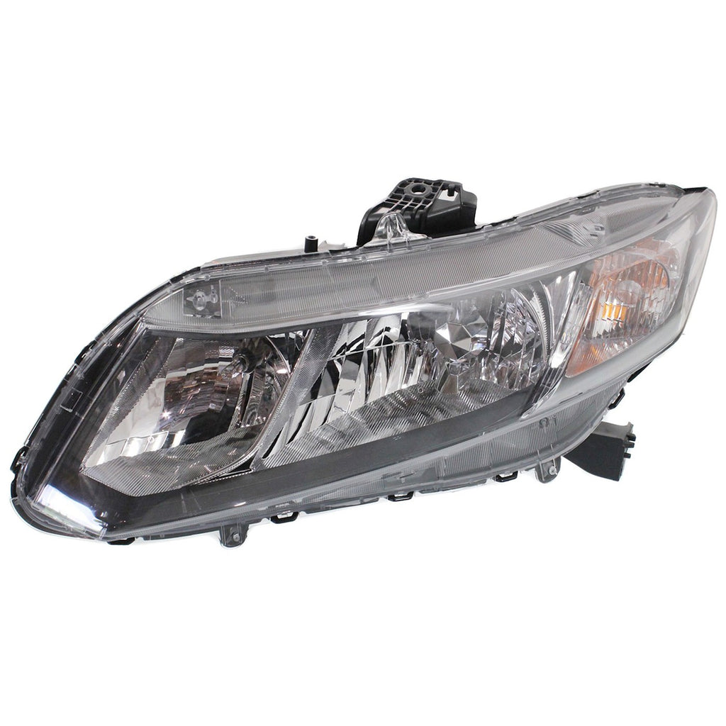 2013-2015 Honda Civic Bumper Trims - Halogen, Left & Right, w/ Bulbs (33100TR0A51)
