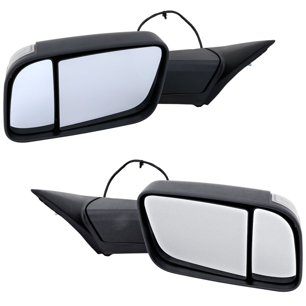 Kool Vue 2020-2024 Ram 1500 Towing Mirrors - Driver & Passenger Side, Heated (68462962AAPFM)