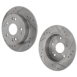 Rear Brake Disc Rotors For Dodge Dart 2013 2014 2015 2016