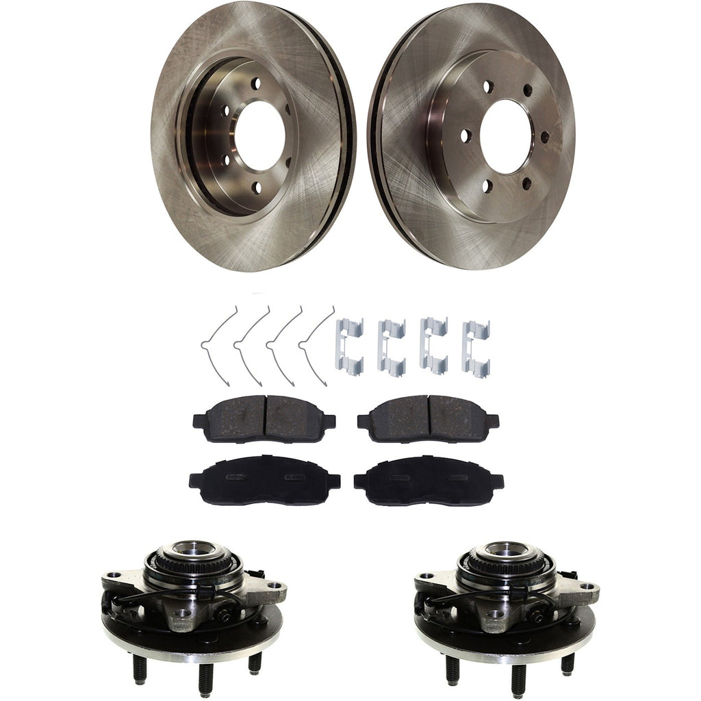 2005-2008 Ford F-150 & Lincoln Mark LT Wheel Hubs - Front, Left & Right, 6-Lug (94256011)
