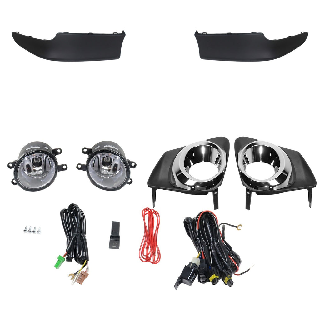 2011-2013 Toyota Corolla Fog Light Trims - Halogen, Left & Right, Assembly (7685202908)