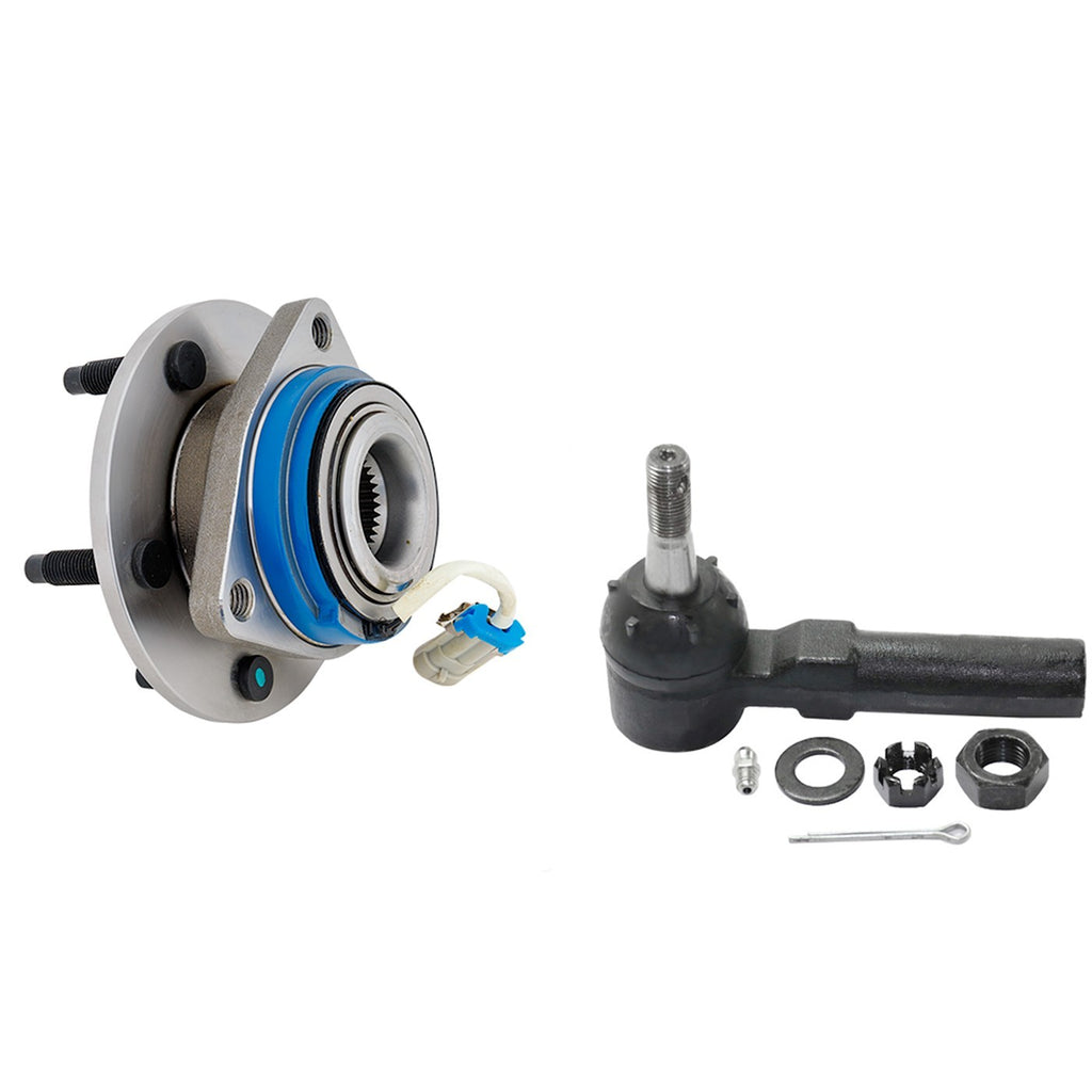 1997-2002 GM Wheel Hubs - Front, Left & Right, w/ Bearing (12429204)