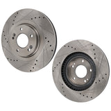 Front Brake Disc Rotors for Hyundai Santa Fe XL Sport Kia Sorento 2014