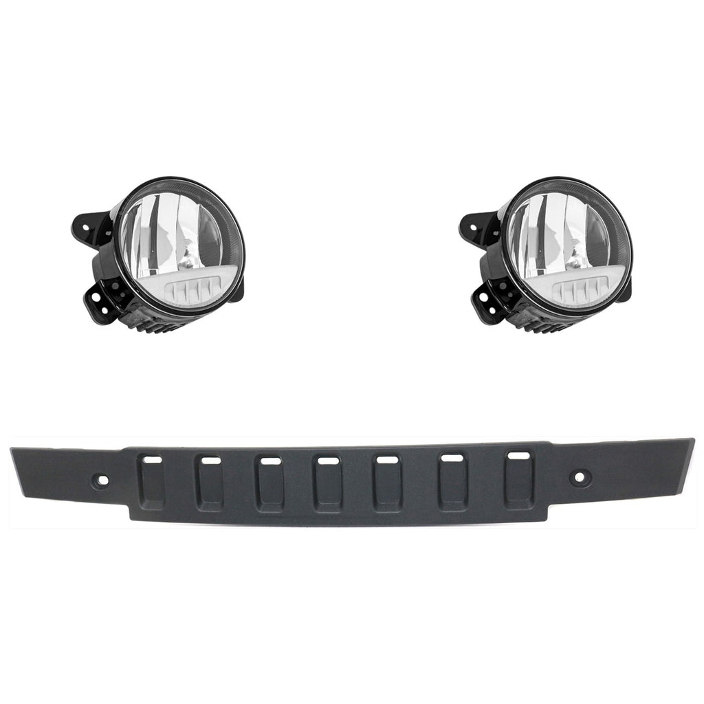 2007-2018 Jeep Wrangler & Wrangler JK Fog Lights - Front, Driver & Passenger Side (68307273AE)
