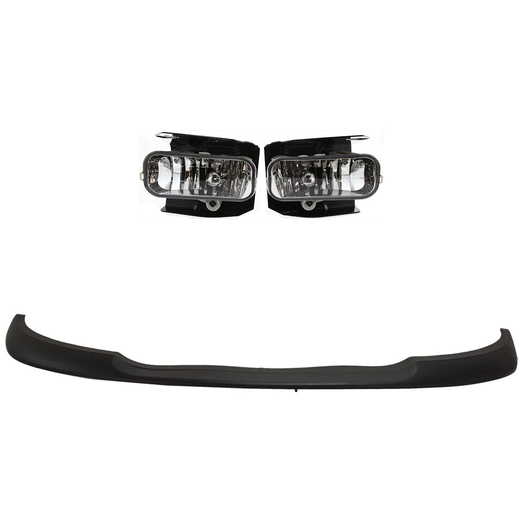 1999-2004 Ford Bumpers - Halogen, Left & Right, Assembly (3L3Z17K833AAA)