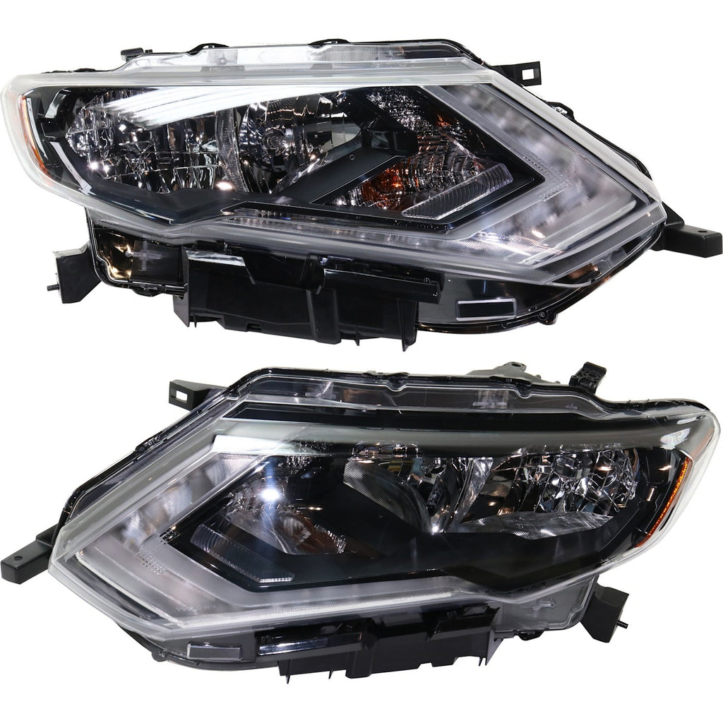 2017-2020 Nissan Rogue Headlights - Driver & Passenger Side, CAPA Certified (260606FL0A)