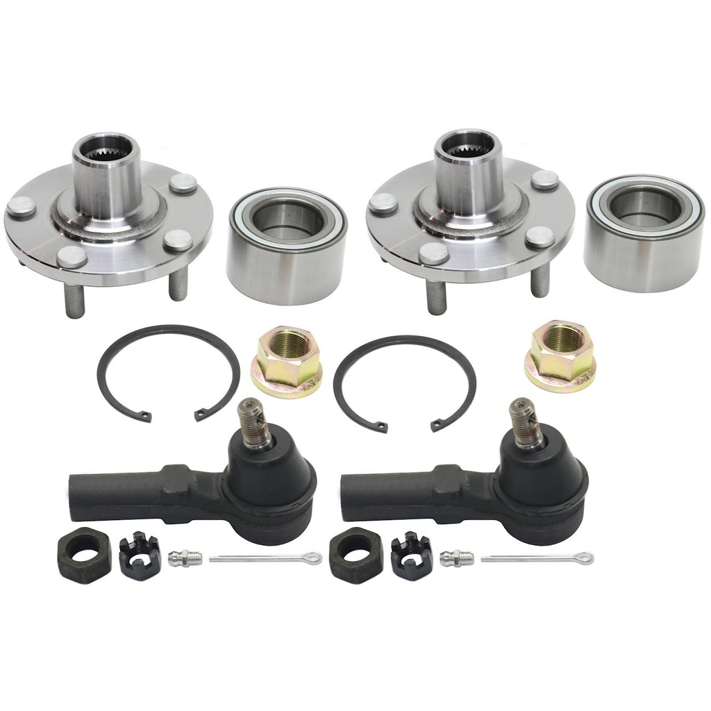 2000-2008 Nissan Wheel Hubs - Front, Left & Right, 4-Piece (485200C025)