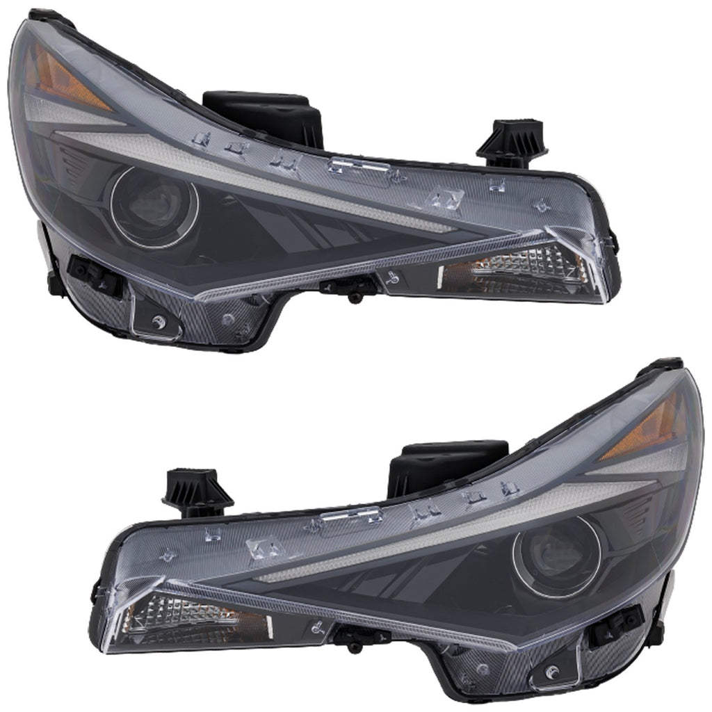 2021-2023 Hyundai Elantra Headlights - Halogen, Left & Right, w/ Bulbs (92102AB000)