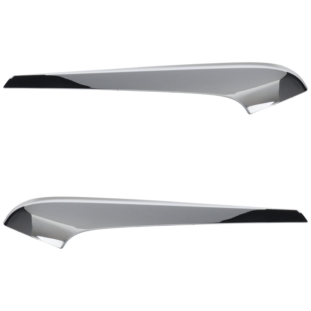 2021-2023 Mitsubishi Mirage & Mirage G4 Bumper Trims - Front, Driver & Passenger Side (6407A377)
