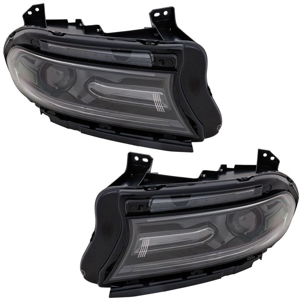 2018-2021 Dodge Charger Headlights - Driver & Passenger Side (68541680AA)