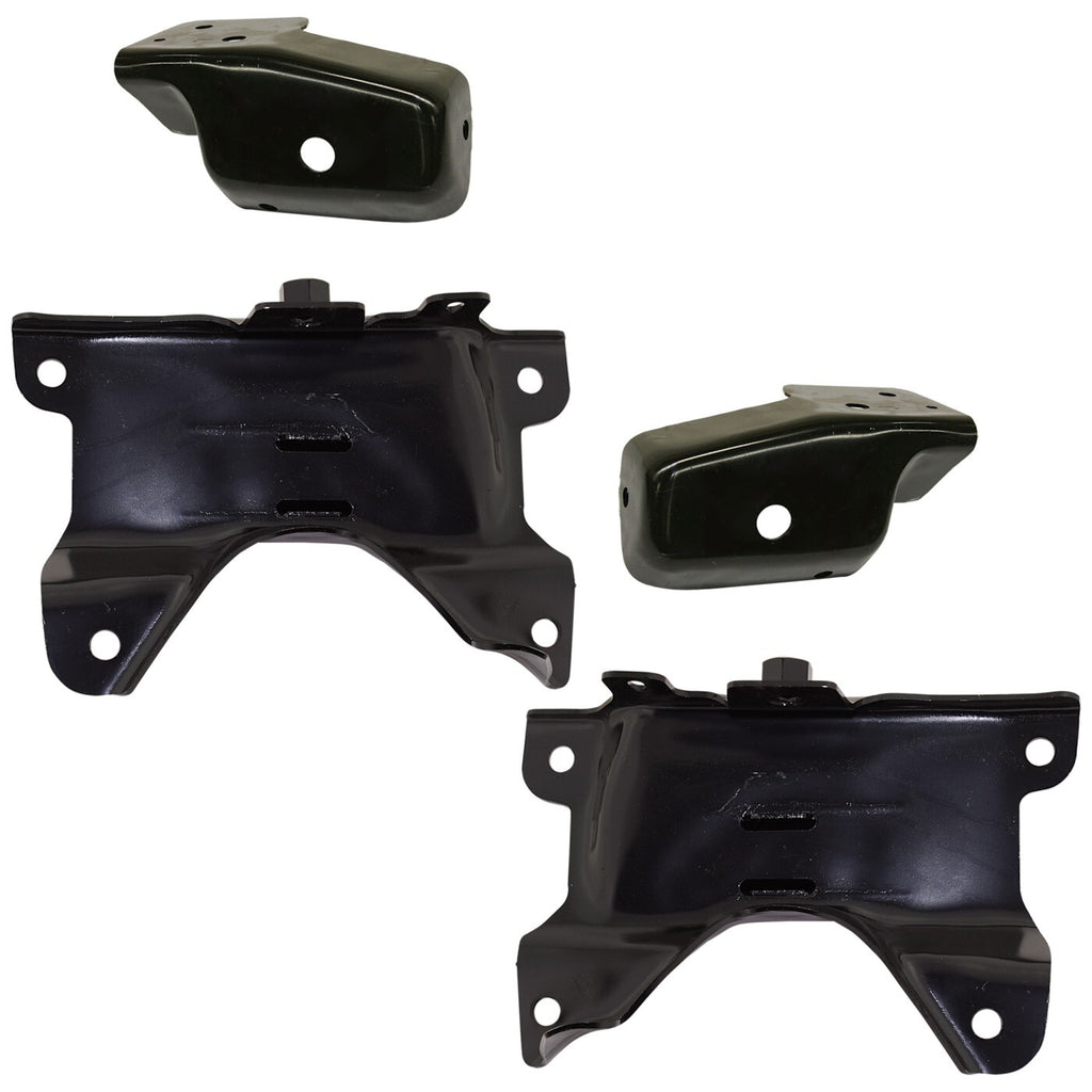 2007-2013 Chevrolet Silverado 1500 Bumper Face Bar Brackets Retainer Mounting Braces