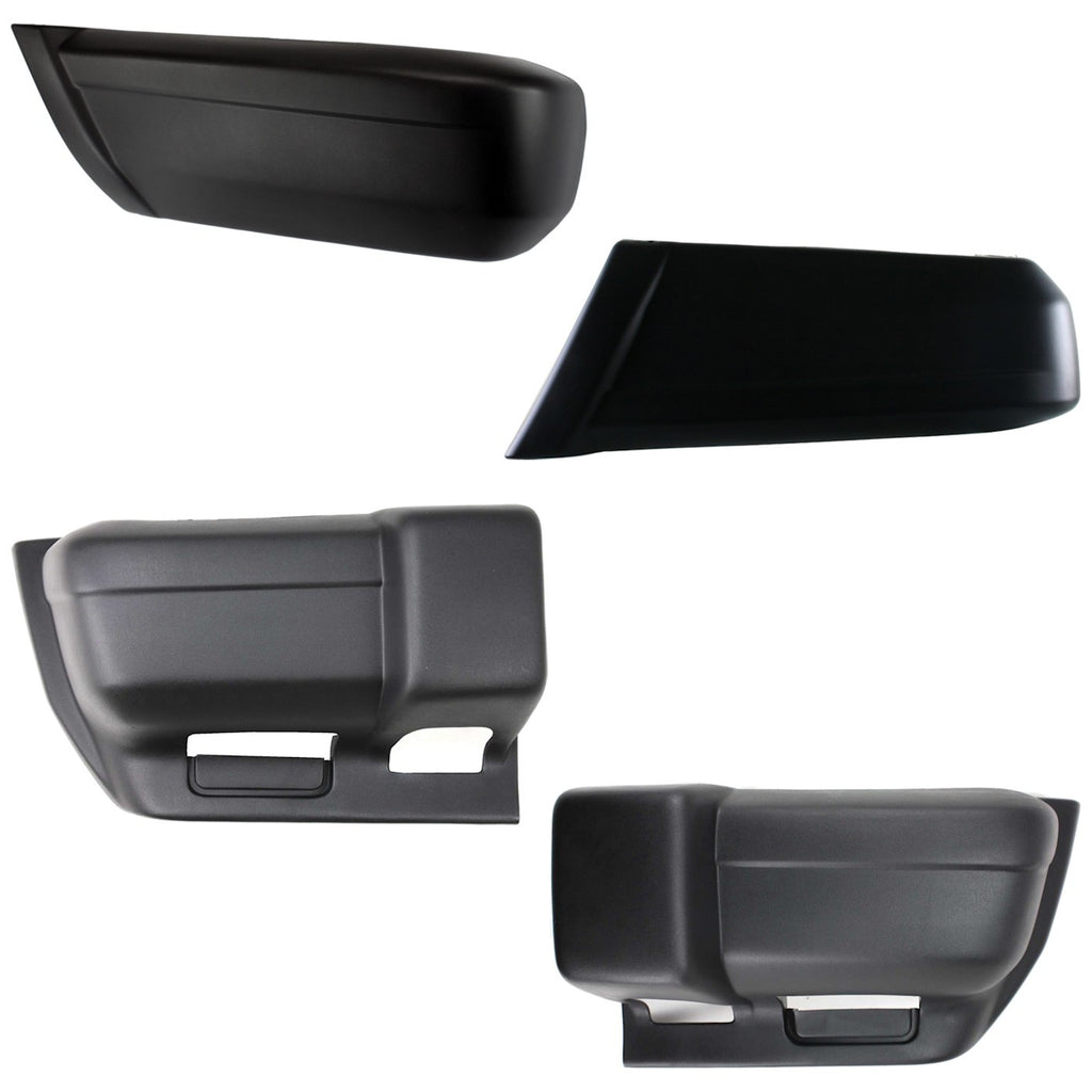 1997-2001 Jeep Cherokee Bumper Face Bars - Front & Rear, Driver & Passenger Side (5DY10DX9)