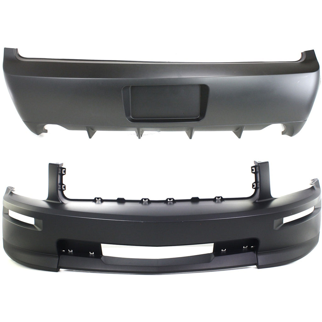 2007-2009 Ford Mustang Bumper Cover Front & Rear