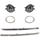 Fog Light Driving Lamp Front Driver & Passenger Side Left Right for Toyota Camry