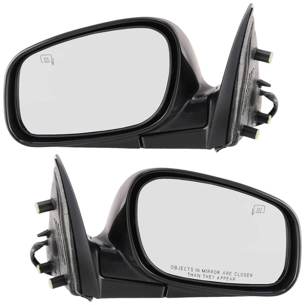 1998-2002 Lincoln Town Car Mirrors - Driver & Passenger Side, Heated, Sedan (XW1Z17682AA)