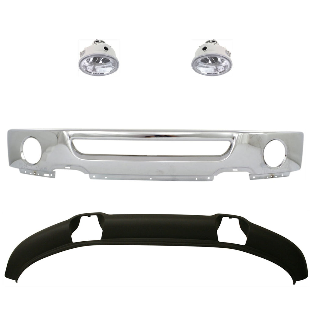 2006-2008 Ford F-150 Bumper Face Bar - Front (6L3Z17757BA)