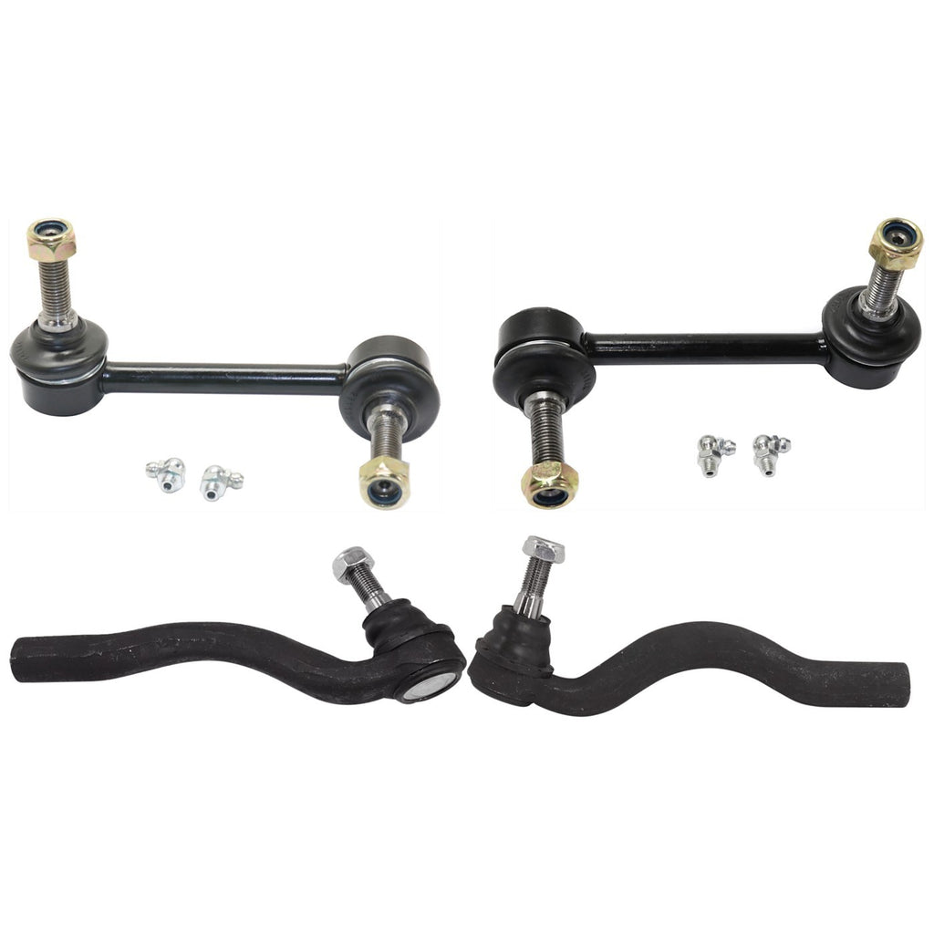 2011-2015 Dodge Durango & Jeep Grand Cherokee Tie Rod Ends - Front, Driver & Passenger Side, Outer (68069646AA)