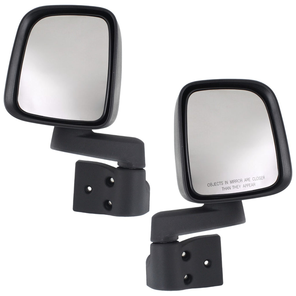 2003-2006 Jeep Wrangler Mirrors - Driver & Passenger Side (55395060AD)