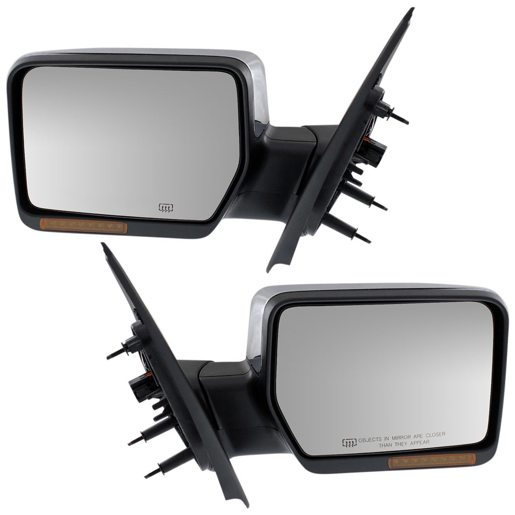 2004-2006 Ford F-150 & Lincoln Mark LT Mirrors - Driver & Passenger Side, Heated (6L3Z17682HA)