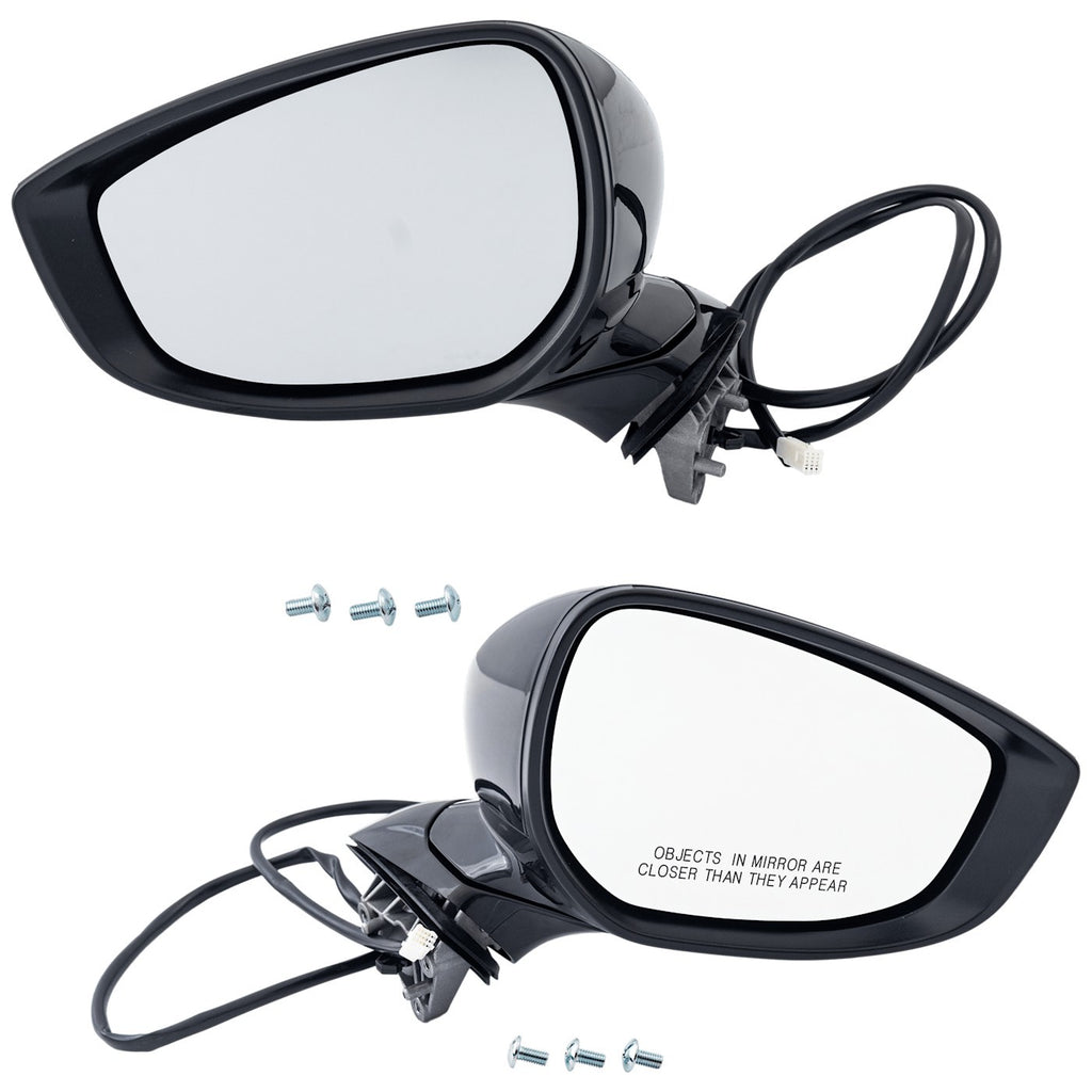 Kool Vue 2019-2021 Mazda 3 Mirrors - Driver & Passenger Side, Sedan (BENF69121FPFM)