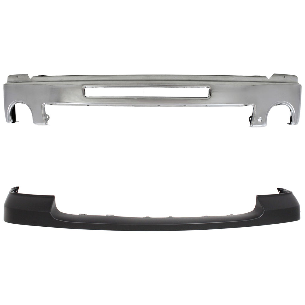 2007-2013 GMC Sierra 1500 Bumper Face Bar - Front (15902856)