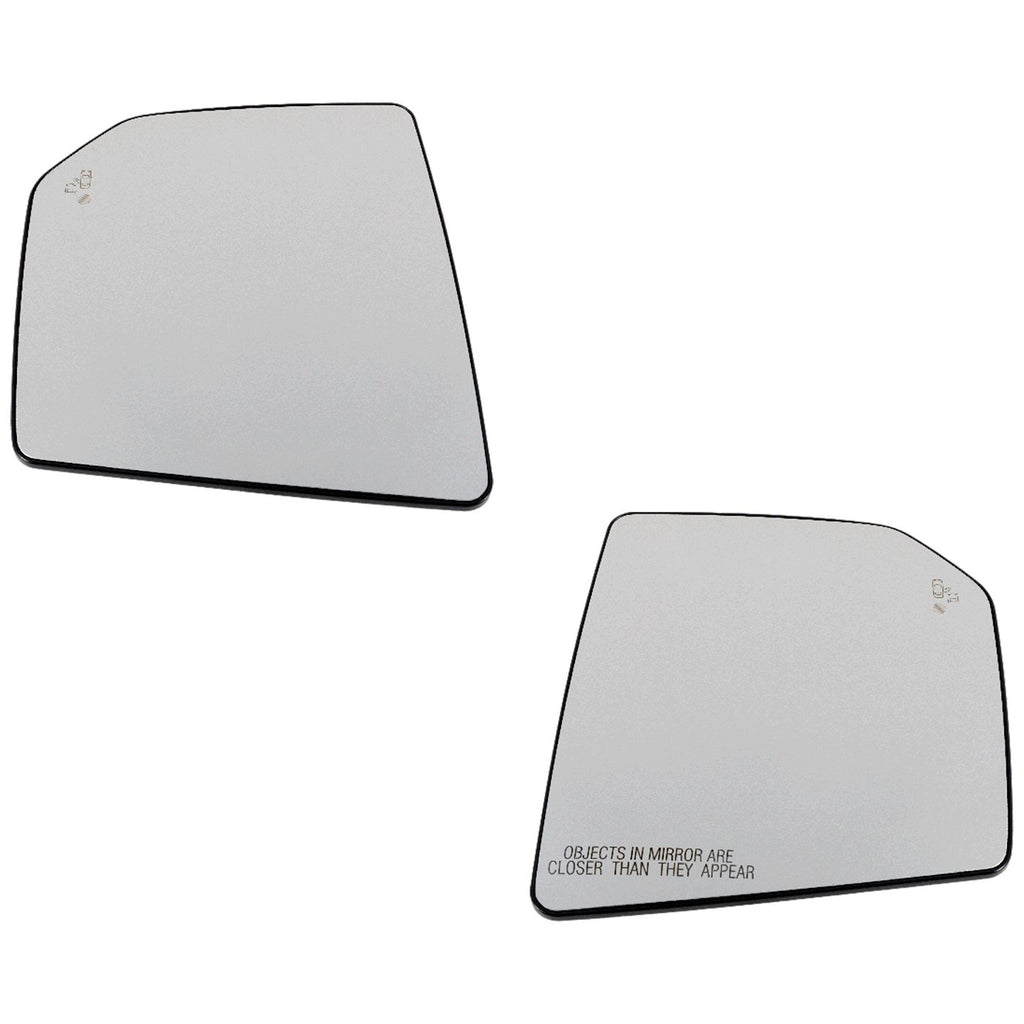 Kool Vue 2015-2020 Ford F-150 Mirror Glasses - Driver & Passenger Side, Heated (FL3Z17K707AHPFM)