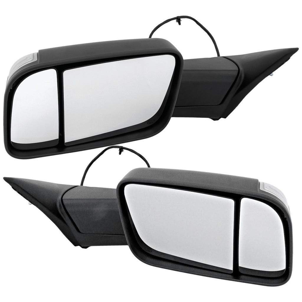 2020-2024 Ram 1500 Towing Mirrors - Driver & Passenger Side, Heated (68462962AAPFM)