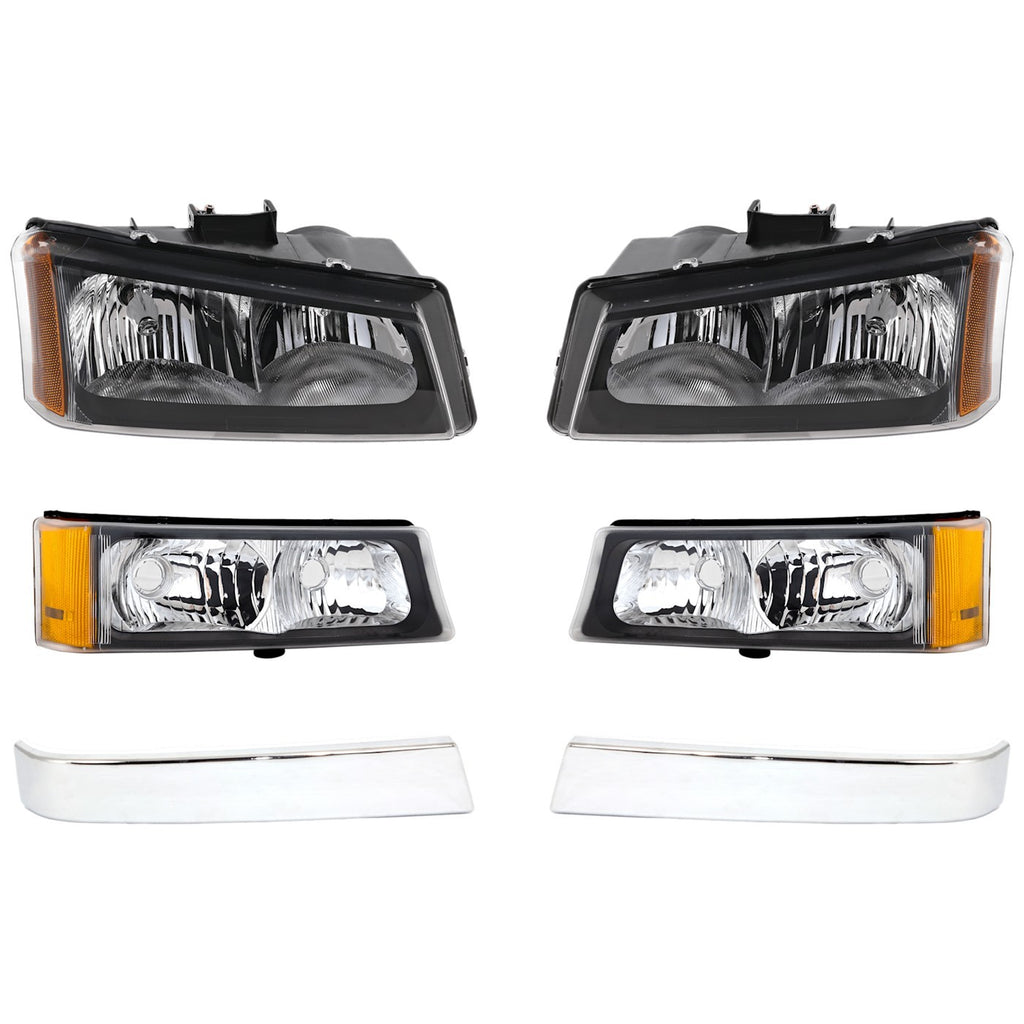 2004-2012 Chevrolet Colorado Headlights - Driver & Passenger Side (20766569)