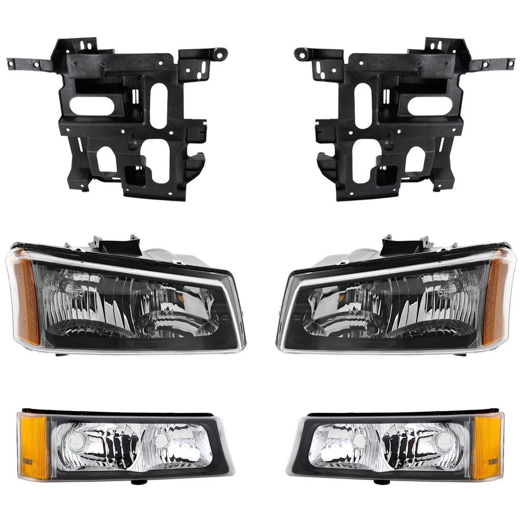 2003-2007 Chevrolet Headlights - Driver & Passenger Side (10396912PFM)