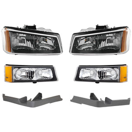 2003-2007 Chevrolet Headlights - Driver & Passenger Side (10396912PFM)