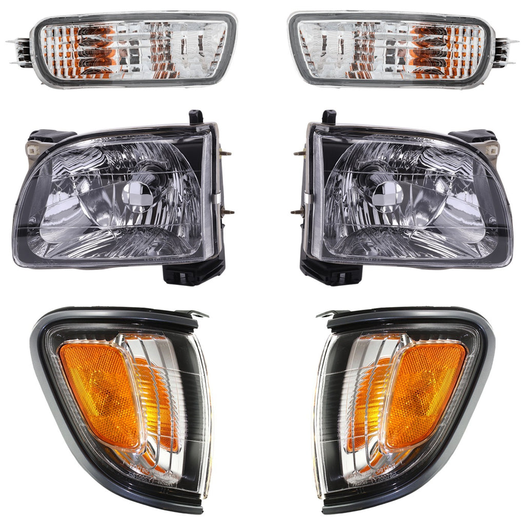 2001-2004 Toyota Tacoma Headlights - Driver & Passenger Side (8111004110)