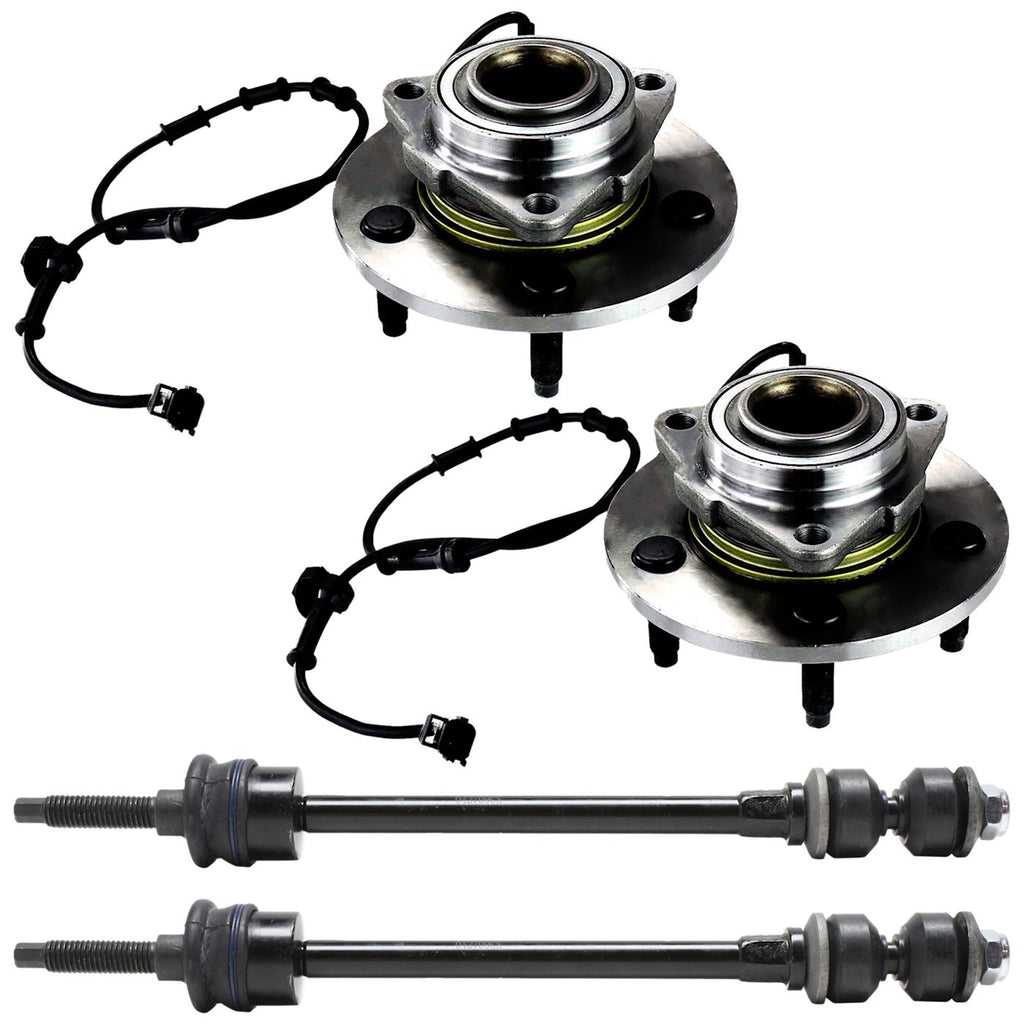 2002-2005 Dodge Ram 1500 Wheel Hubs - Front, Driver & Passenger Side (52070323AA)