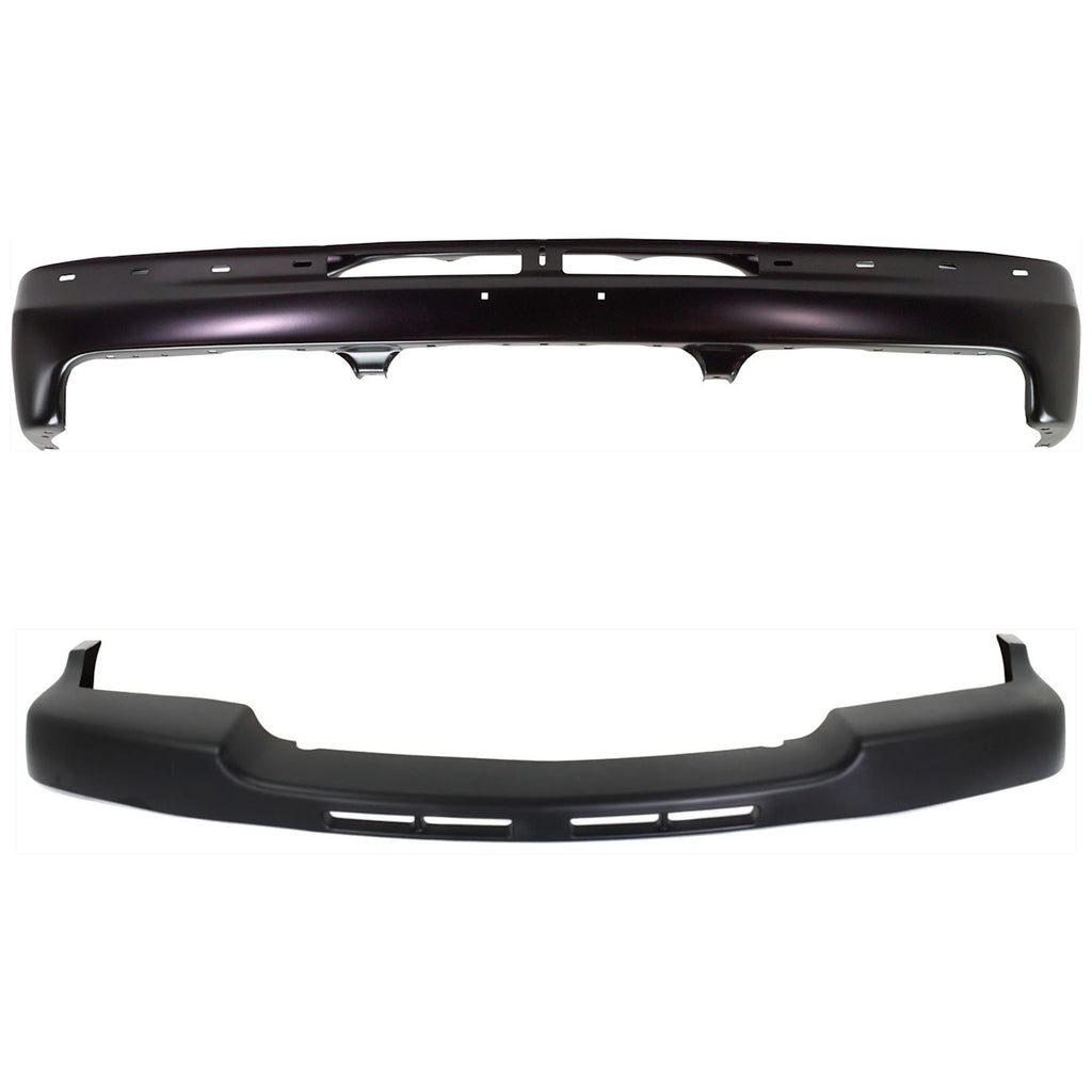 2001-2002 Chevrolet Silverado 2500 HD & Silverado 3500 Bumper Face Bar - Front (12335826PFM)