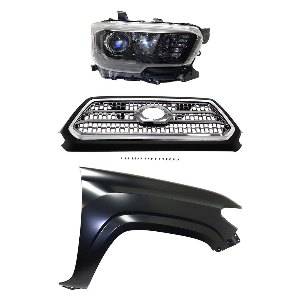 2017 Toyota Tacoma Headlight - Passenger Side, Assembly (8111004280)
