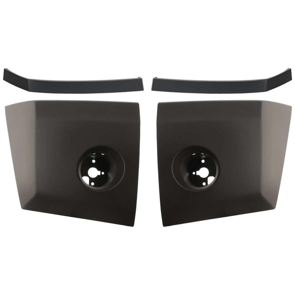 2004-2007 Nissan Armada, Pathfinder Armada & TITAN Bumper Face Bar End Extensions - Front, Driver & Passenger Side