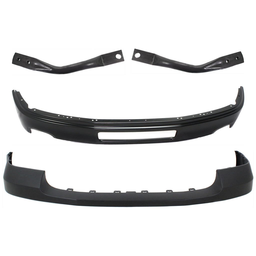 2011-2014 GMC Sierra 2500 HD & Sierra 3500 HD Bumper Face Bar - Front (23123402)