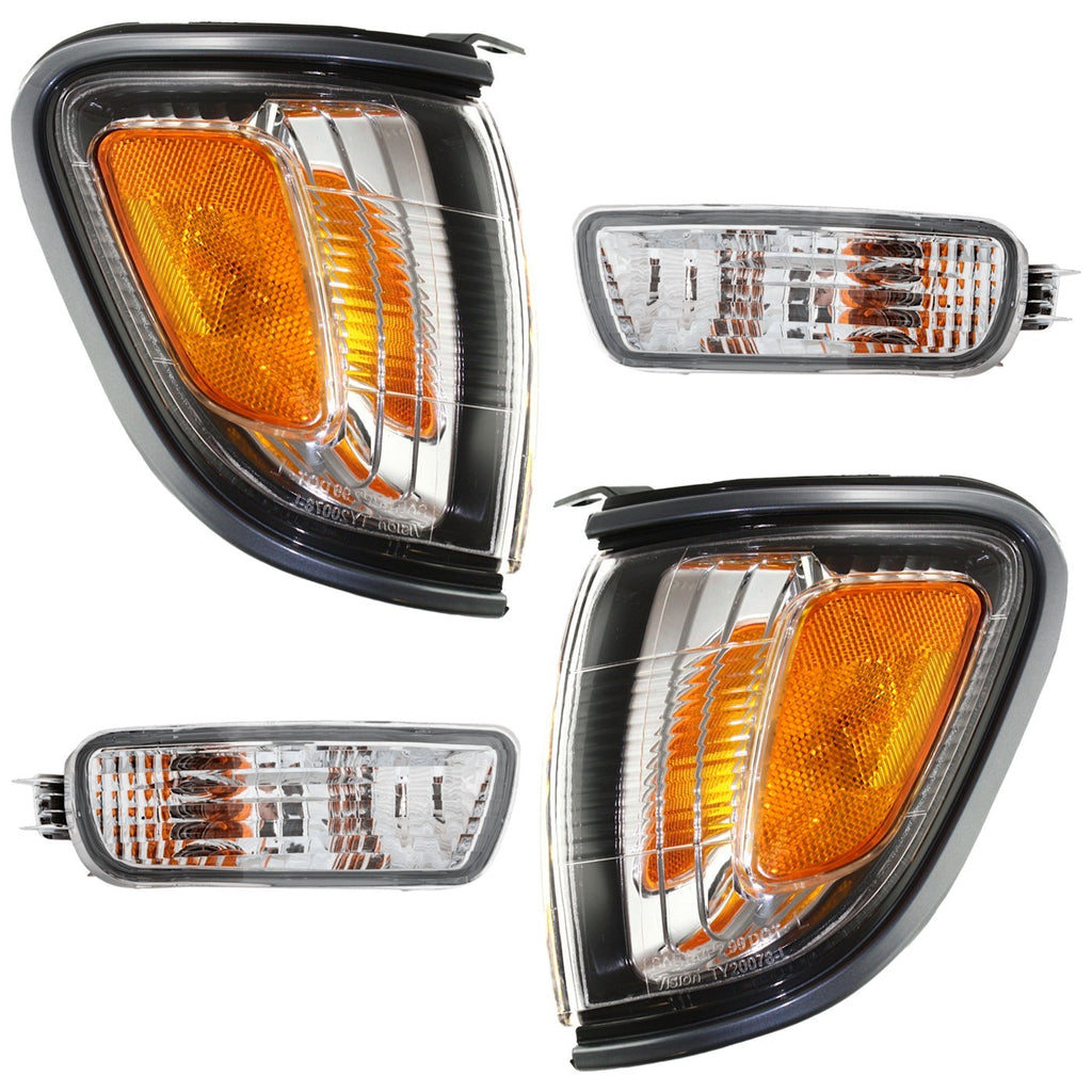 2001-2004 Toyota Tacoma Side Marker Lights - Driver & Passenger Side (8161004070)