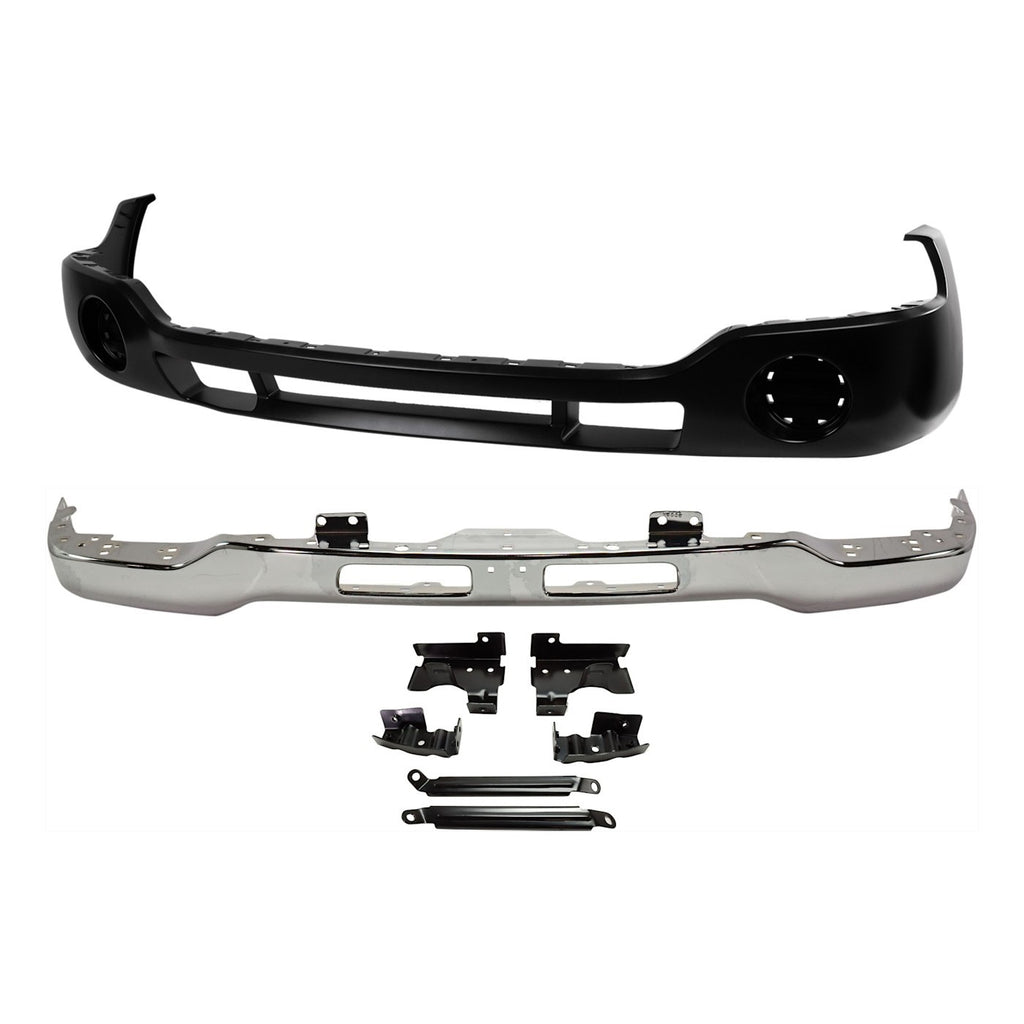 2003-2007 GMC Bumper Face Bar - Front (15098990PFM)