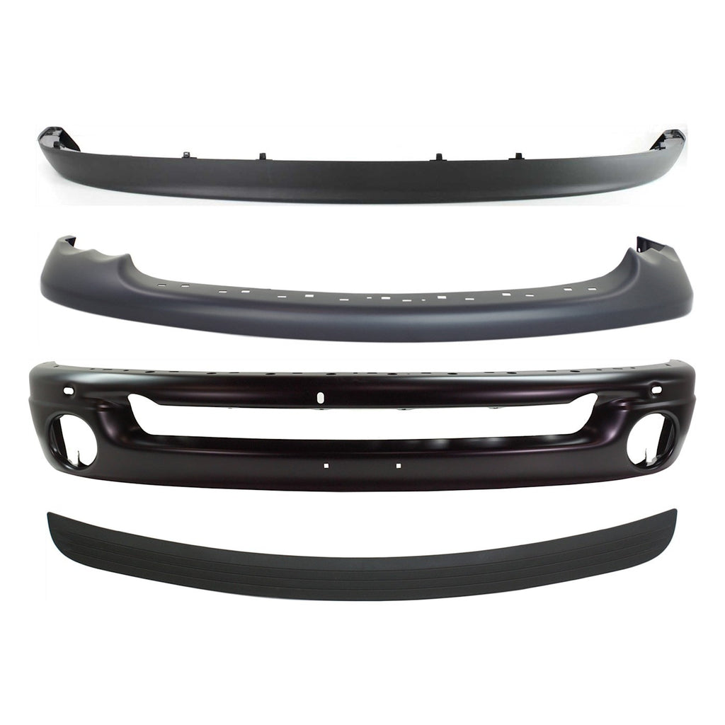 2002-2005 Dodge Ram 1500, Ram 2500 & Ram 3500 Bumper Face Bar - Front (1AR811SPAA)