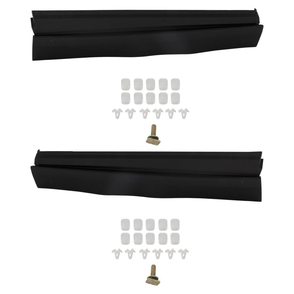 2019 Toyota Highlander Set of 2 Door Molding and Beltlines Front Driver & Passenger Side Pair